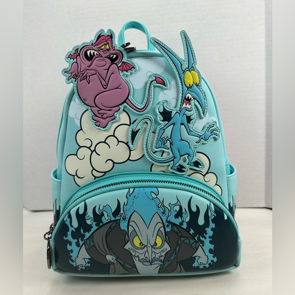 Loungefly Hercules Pain And Panic Mini Backpack & Wallet Set Exclusive LE - Picture 6 of 13